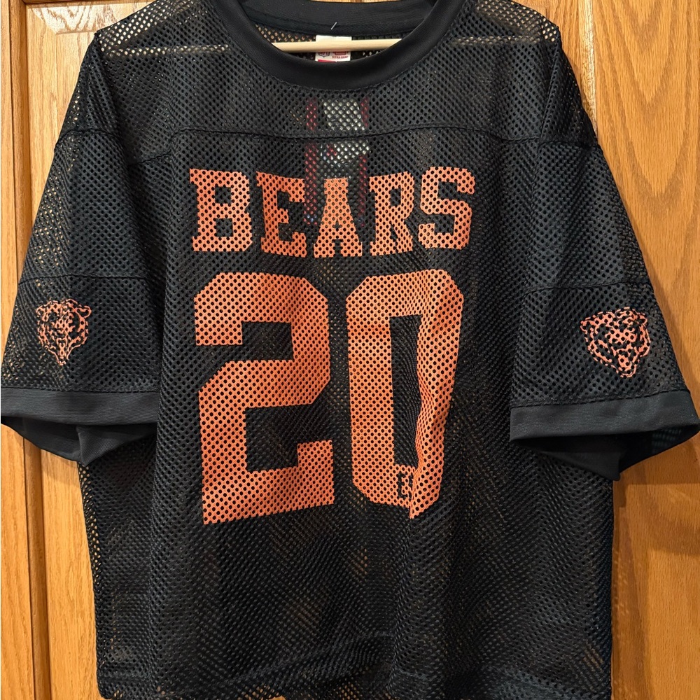 NWT NFL Mesh Team Jersey in Black and Orange
